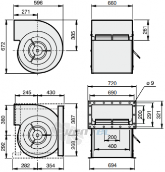 Rosenberg DRAD 399-4 L - описание, технические характеристики, графики